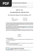 The Transfrontier Shipment of Waste Regulations 2007