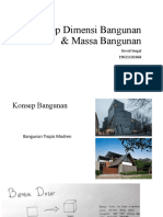 Konsep Dimensi Bangunan & Massa Bangunan Sekolah