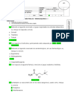 Examen Final de Farmacoquimica - I: Dr. Daniel Ñañez Del Pino