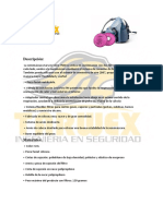 Ficha Tecnica Respirador Silicona Polvo