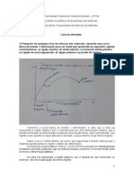 Curva tensão x deformação e propriedades mecânicas de materiais