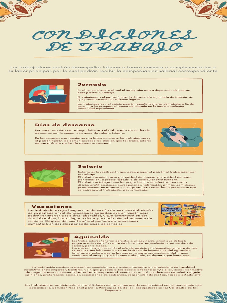 Condiciones Laborales y Derechos en México | PDF | Salario