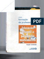 LORENZATO, Sergio. Educação Infantil e Percepção Matemática