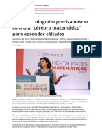 Jo Boaler: aprender matemática é possível para todos