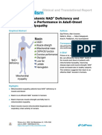 Niacin and NAD+ Deficiency