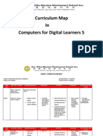 Curriculum Map for Computers for Digital Learners 5