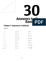 Sat Math Exponents Chapter Answers