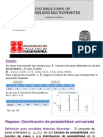 Distribuciones Multivariantes 2020