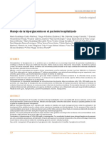 Manejo de La Hiperglucemia en El Paciente Hospitalizado Med Int Méx 2012