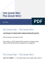 The Great War The Great Win 5-30-2021 Joel Session 5