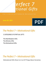 10 The Perfect 7 Motivational Gifts 6-30-2021 With Test