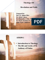 Lesson 1 - Introduction To Theology