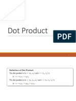 CHAP 2 1 Dot Product