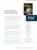 Welcome To Jurnal Energi: Program Strategis