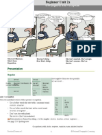 Presentation: To Be (Negative) : A/an + Occupation