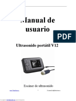 Manual de usuario Ultrasonido portátil V12