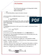 Unit 4 Differentiation