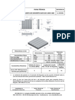 Ficha Tecnica Loseta LL 40406G Guia