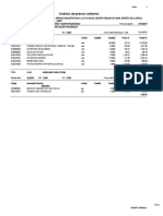 Análisis de precios unitarios para mejorar el servicio educativo en la I.E. No 31149 del centro poblado de Huari, distrito de La Oroya
