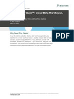 The Forrester Wave™ - Cloud Data Warehouse, Q1 2021