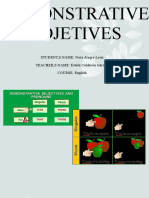 2as - Demonstrative Adjectives - Nora Alegre Leon