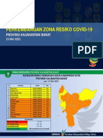 PERKEMBANGAN ZONA RESIKO COVID-19 Di PROVINSI KALIMANTAN BARAT TANGGAL 16 MEI 2021