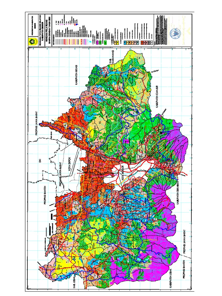 Dokumen - Tips Peta RTRW Kab Bogor 2005 2025 | PDF