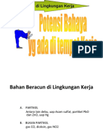 Potensi Kecelakaan Kerja