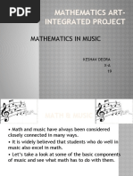 Mathematics Art-Integrated Project