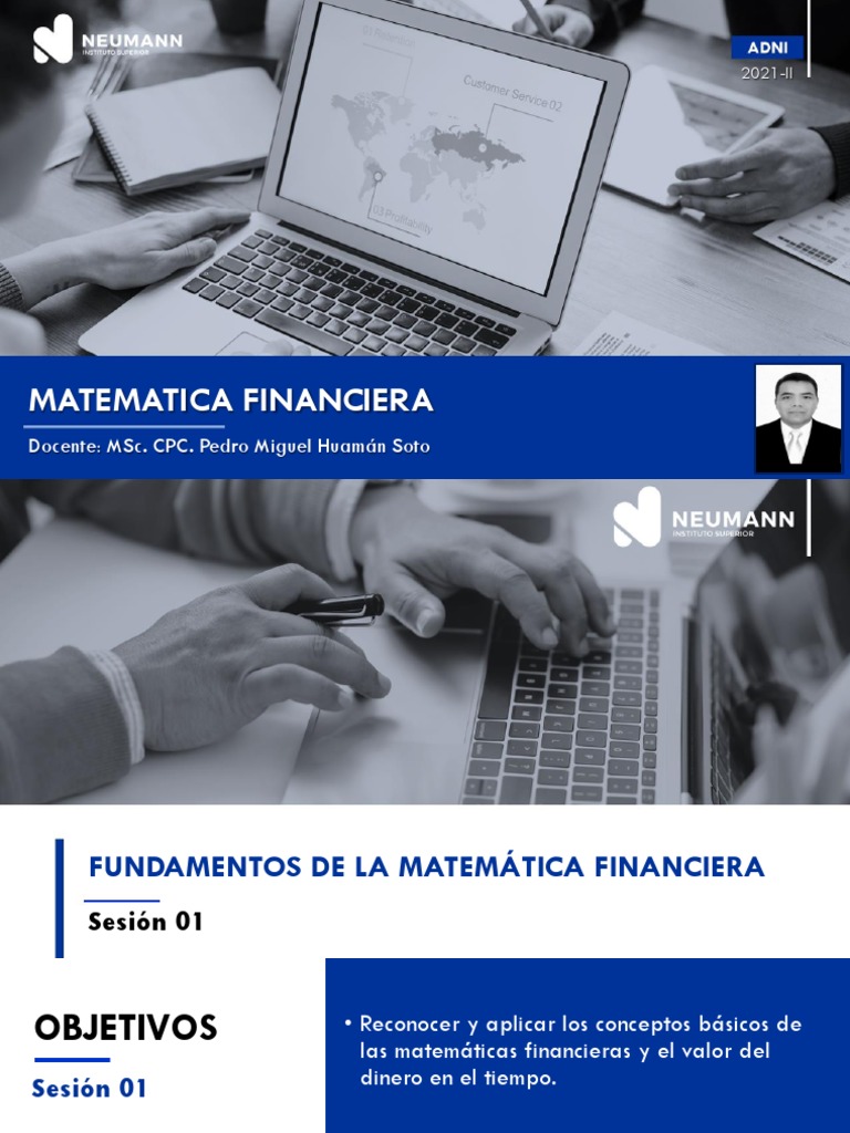 Sesión 01 - Fundamentos de La Matemática Financiera | PDF | Interés ...