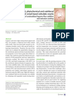 Physicochemical, Phytochemical and Nutritional Impact of Fortified Cereal-Based Extrudate Snacks