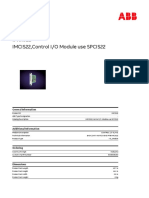 Imcis22: IMCIS22, Control I/O Module Use SPCIS22