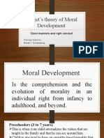 Piaget's Theory of Moral Development: Good Manners and Right Conduct