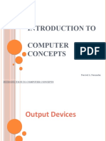 Introduction To Computer Concepts: Percival A. Fernandez