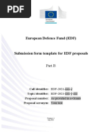 European Defence Fund (EDF) : Part B