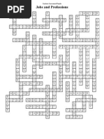 Job Crossword Puzzle-Solution