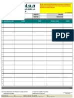 Attendance Form - Ref TTD - Attendance Sheet