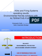 15 Cimprogetti Kilns and Firing Systems Operating Results Environmental Friendly Solutions With Alternative Fuels