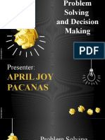 MBA 501-DECISION MAKING_PACANAS