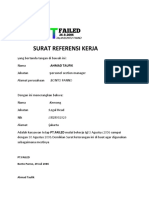 Ahmad Taufik - SURAT REFERENSI