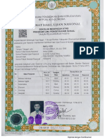 Surat Keterangan Hasil Ujian