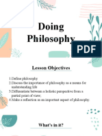 Doing Philosophy