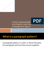 Paragraph Patterns