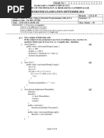 B.E. Mid-Semester Examination September 2016: LDRP Institute of Technology & Research, Gandhinagar