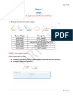 Angles: An Angle Measures The Amount of Turn. Names of Angles