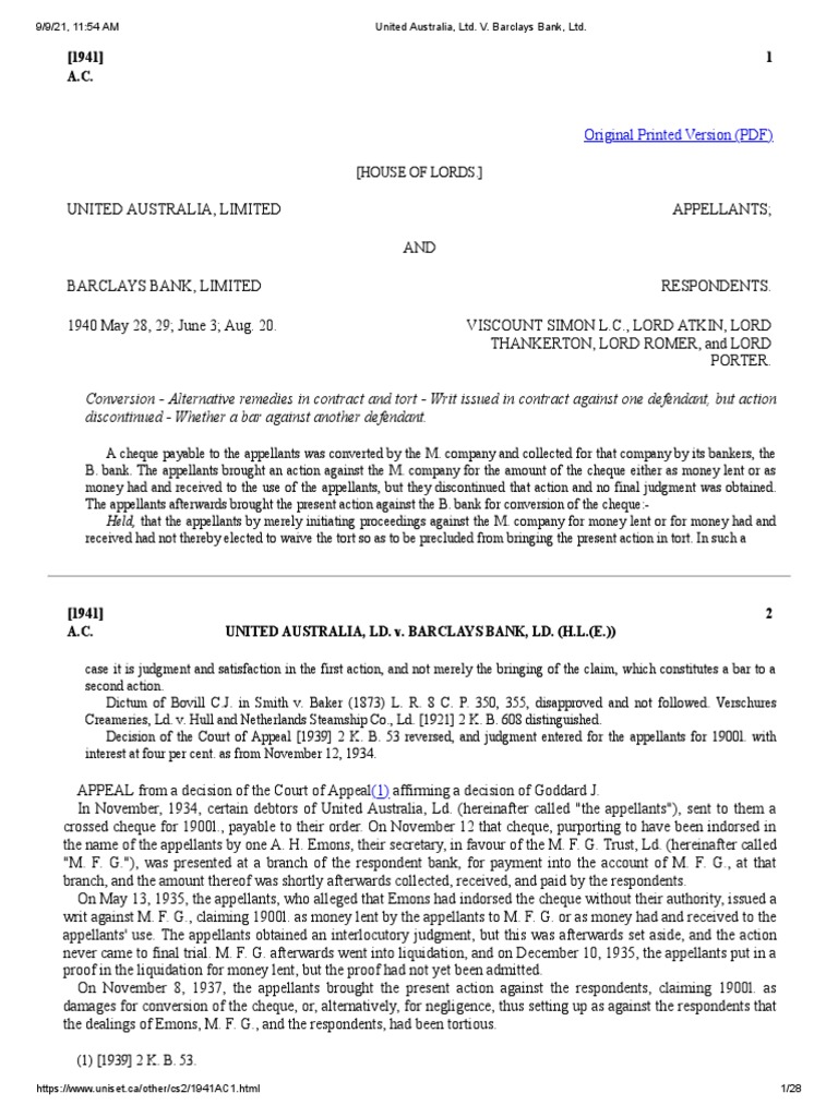 Legal Remedies in Contract and Tort | PDF | Conversion (Law) | Tort