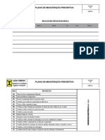 Plano de Manutenção Preventiva