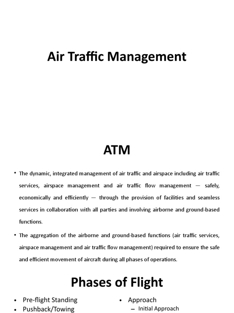 Air Traffic Management | PDF | Air Traffic Control | Wireless