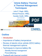 Electric Vehicle Battery Thermal Issues and Thermal Management Techniques