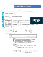 ALGEBRA TEMA 8 COCIENTES NOTABLESS